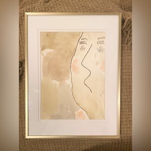 Modern Portrait Of A Face •In Watercolor•